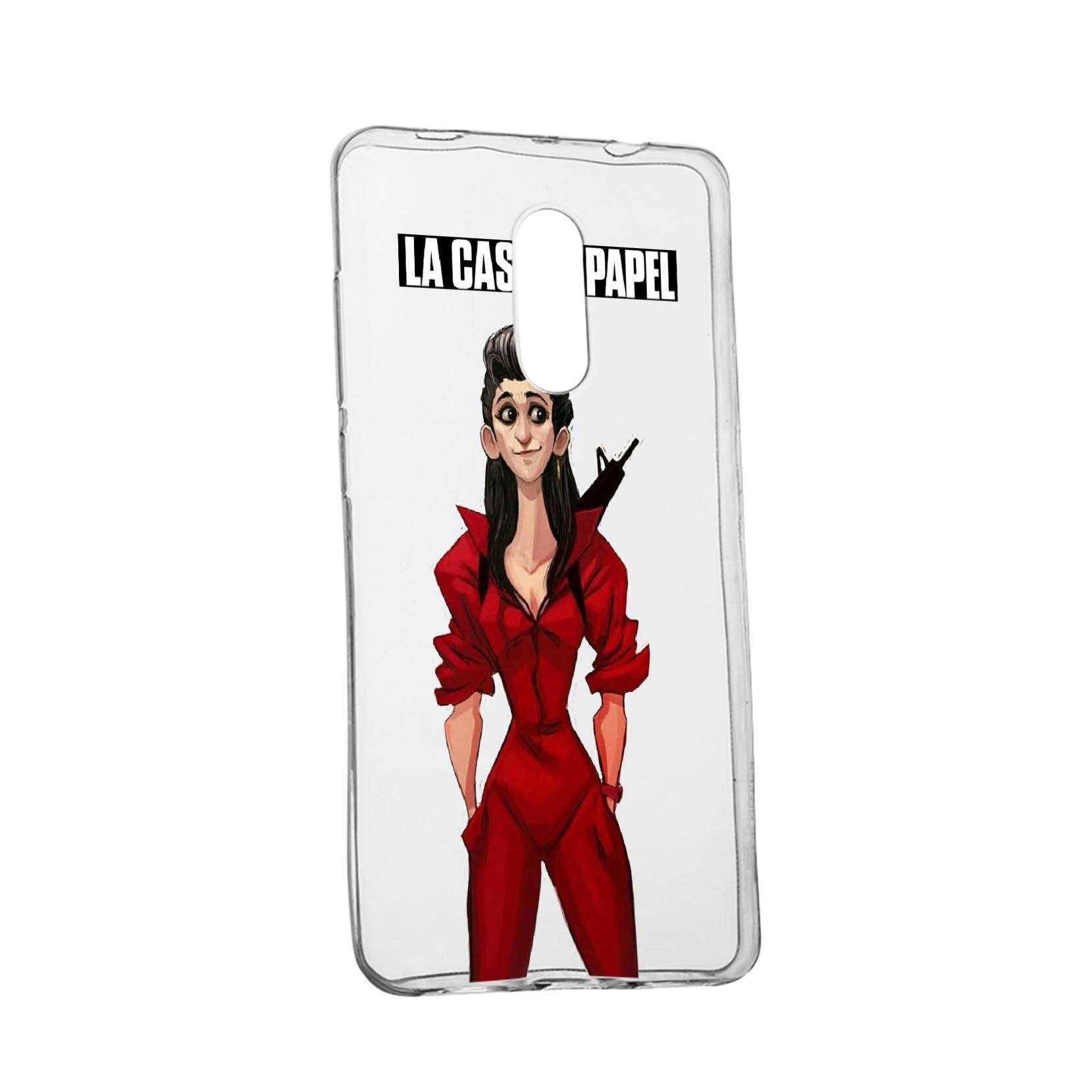 Husa de protectie La Casa De Papel, Movie pentru Xiaomi Redmi 8A, rezistenta la uzura, anti-alunecare, din silicon Premium, 393