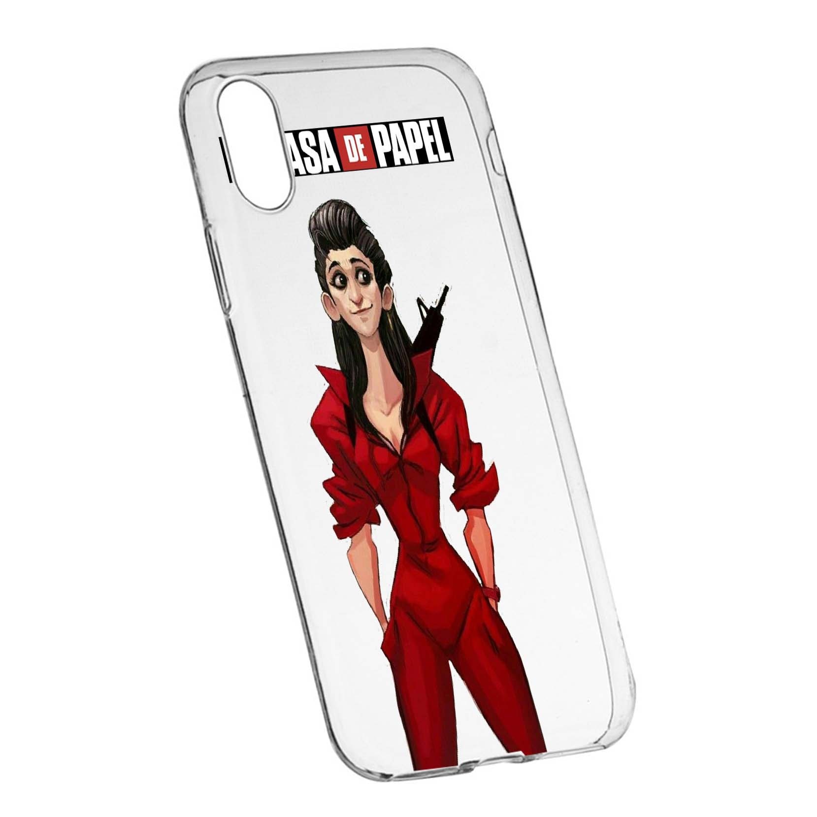 Husa de protectie La Casa De Papel, Movie pentru Sony XA1, rezistenta la uzura, anti-alunecare, din silicon Premium, 393