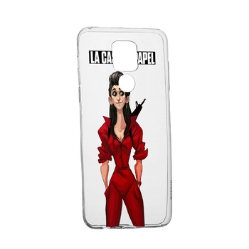 Husa de protectie La Casa De Papel, Movie pentru Huawei Mate 20 X, rezistenta la uzura, anti-alunecare, din silicon Premium, 393 Husa de protectie La Casa De Papel, Movie pentru Huawei Mate 20 X, rezistenta la uzura, anti-alunecare, din silicon Premium, 393