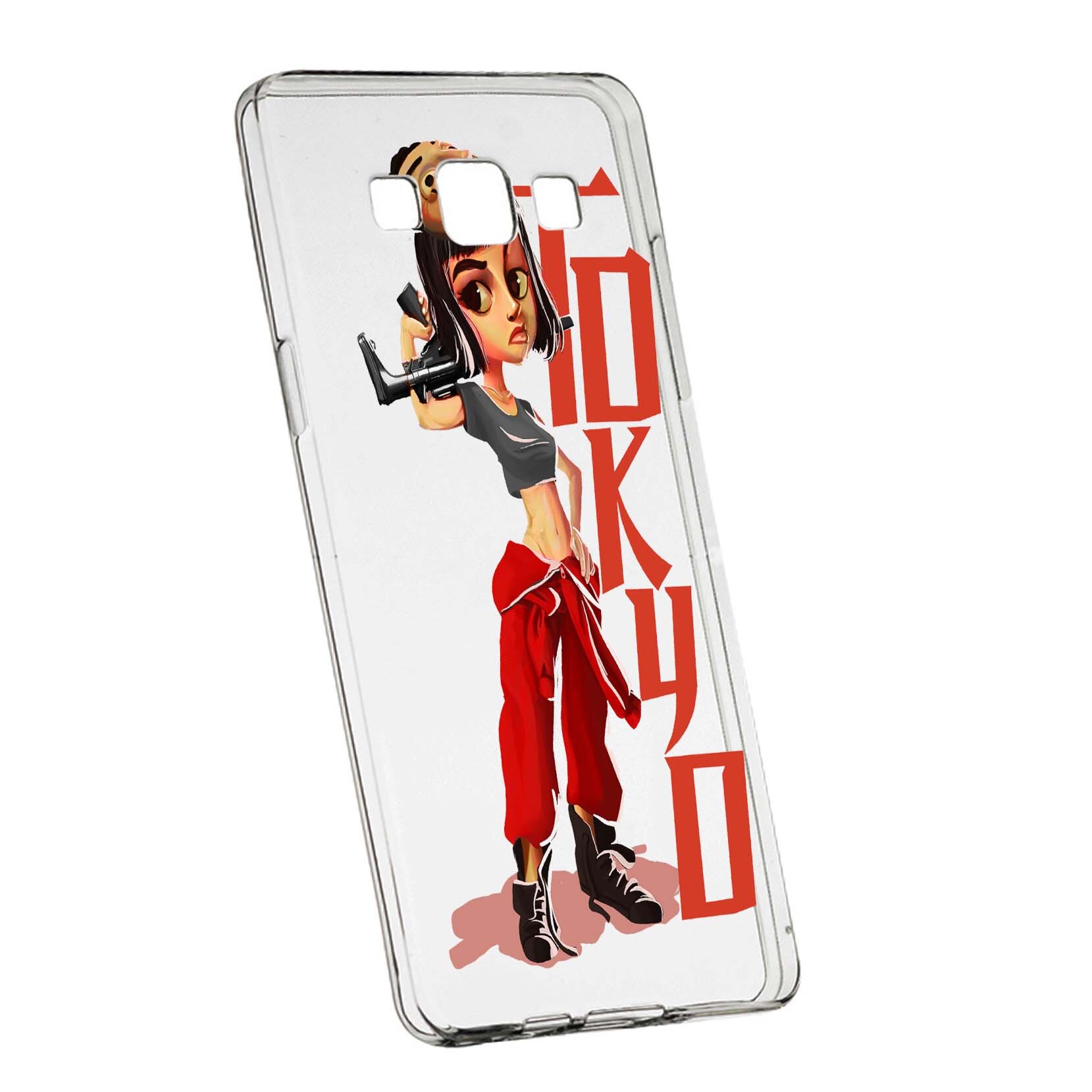 Husa de protectie La Casa De Papel, Movie pentru Samsung Galaxy J7 2016, rezistenta la uzura, anti-alunecare, din silicon Premium, 394