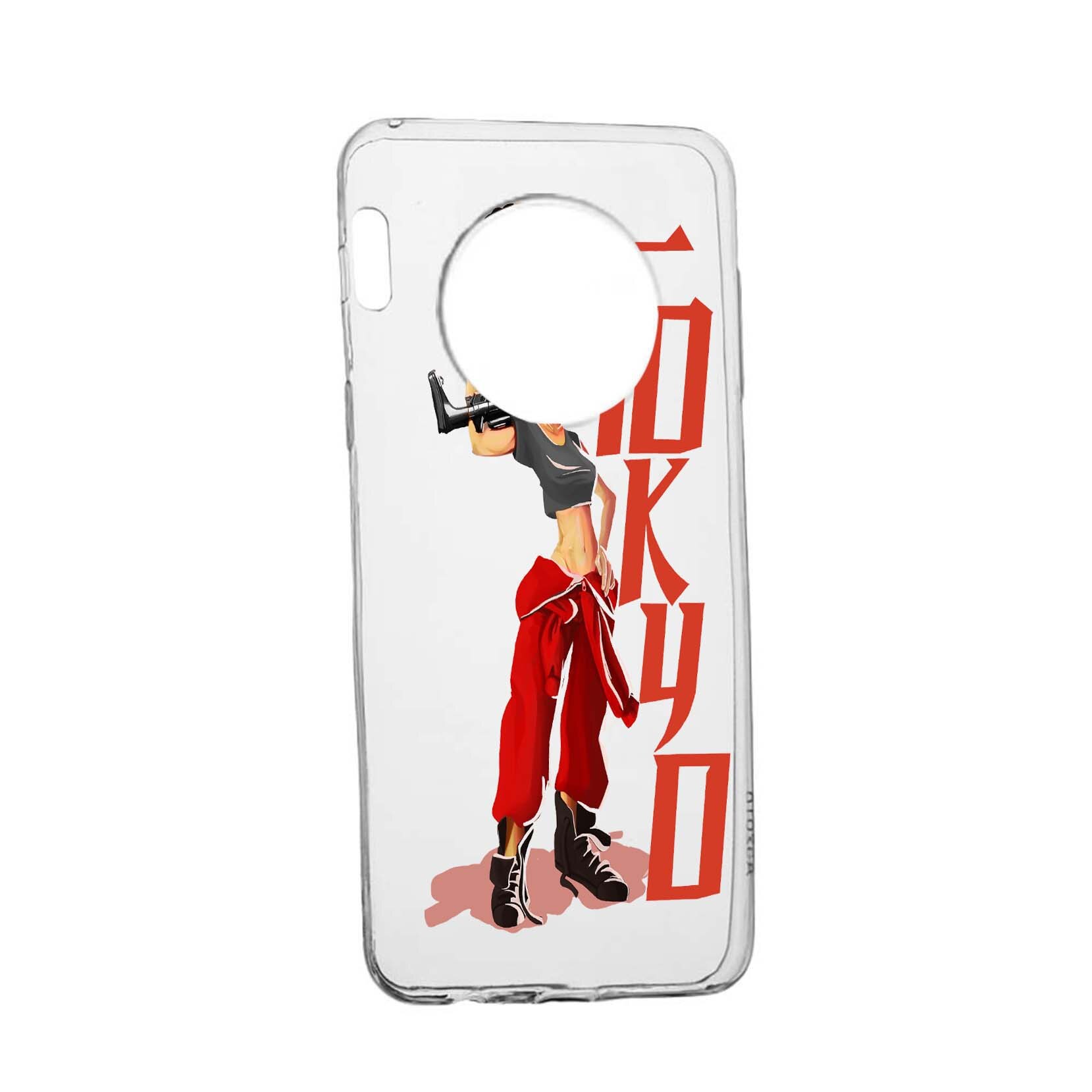 Husa de protectie La Casa De Papel, Movie pentru Huawei Mate 30, rezistenta la uzura, anti-alunecare, din silicon Premium, 394