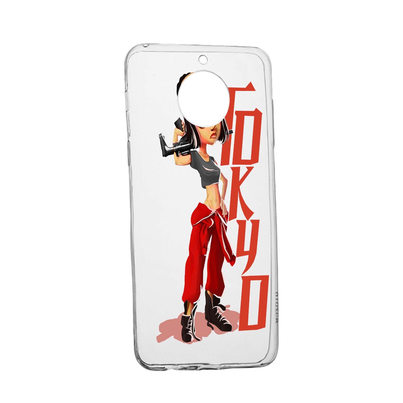 Husa de protectie La Casa De Papel, Movie pentru Motorola Moto E5 Plus, rezistenta la uzura, anti-alunecare, din silicon Premium, 394