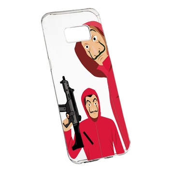 Husa de protectie La Casa De Papel, Movie pentru Samsung Galaxy S8 Plus, rezistenta la uzura, anti-alunecare, din silicon Premium, 392 Husa de protectie La Casa De Papel, Movie pentru Samsung Galaxy S8 Plus, rezistenta la uzura, anti-alunecare, din silicon Premium, 392
