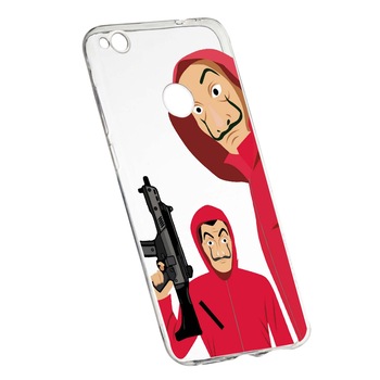 Husa de protectie La Casa De Papel, Movie pentru Huawei P9 Lite 2017/P8, rezistenta la uzura, anti-alunecare, din silicon Premium, 392 Husa de protectie La Casa De Papel, Movie pentru Huawei P9 Lite 2017/P8, rezistenta la uzura, anti-alunecare, din silicon Premium, 392