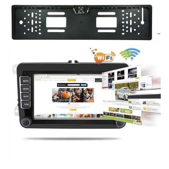 Set Navigatie dedicata VW, Camera marsalier, Skoda, Seat, ANDROID, Wi-FI