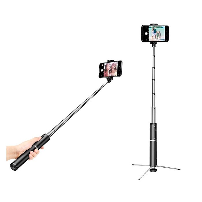 Selfie Stick Tripod Baseus 2 in 1 cu Telecomanda Bluetooth detasabila