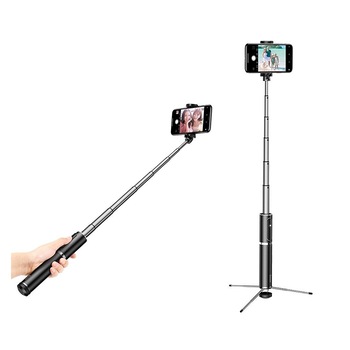 Selfie Stick Tripod Baseus 2 in 1 cu Telecomanda Bluetooth detasabila Selfie Stick Tripod Baseus 2 in 1 cu Telecomanda Bluetooth detasabila