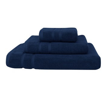 Set 3 prosoape Exclusivity Collection, Bleumarin, 100% bumbac Terry Selection, 675 gr/mp Set 3 prosoape Exclusivity Collection, Bleumarin, 100% bumbac Terry Selection, 675 gr/mp