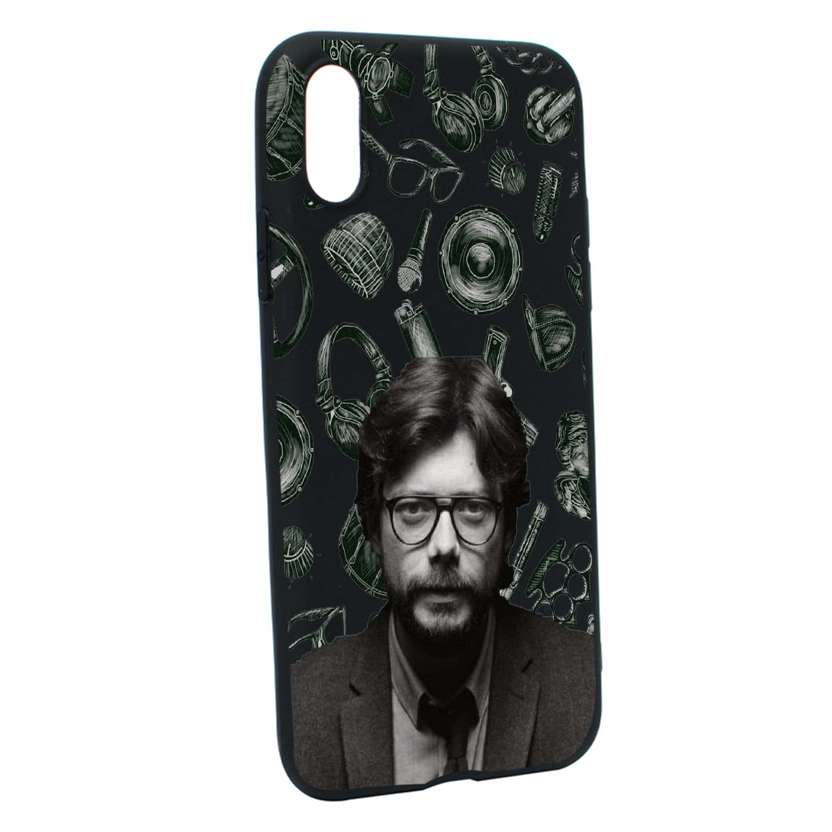 Husa de protectie La Casa De Papel, Movie pentru Apple iPhone XS / X, rezistenta la uzura, anti-alunecare, din silicon Premium, B388