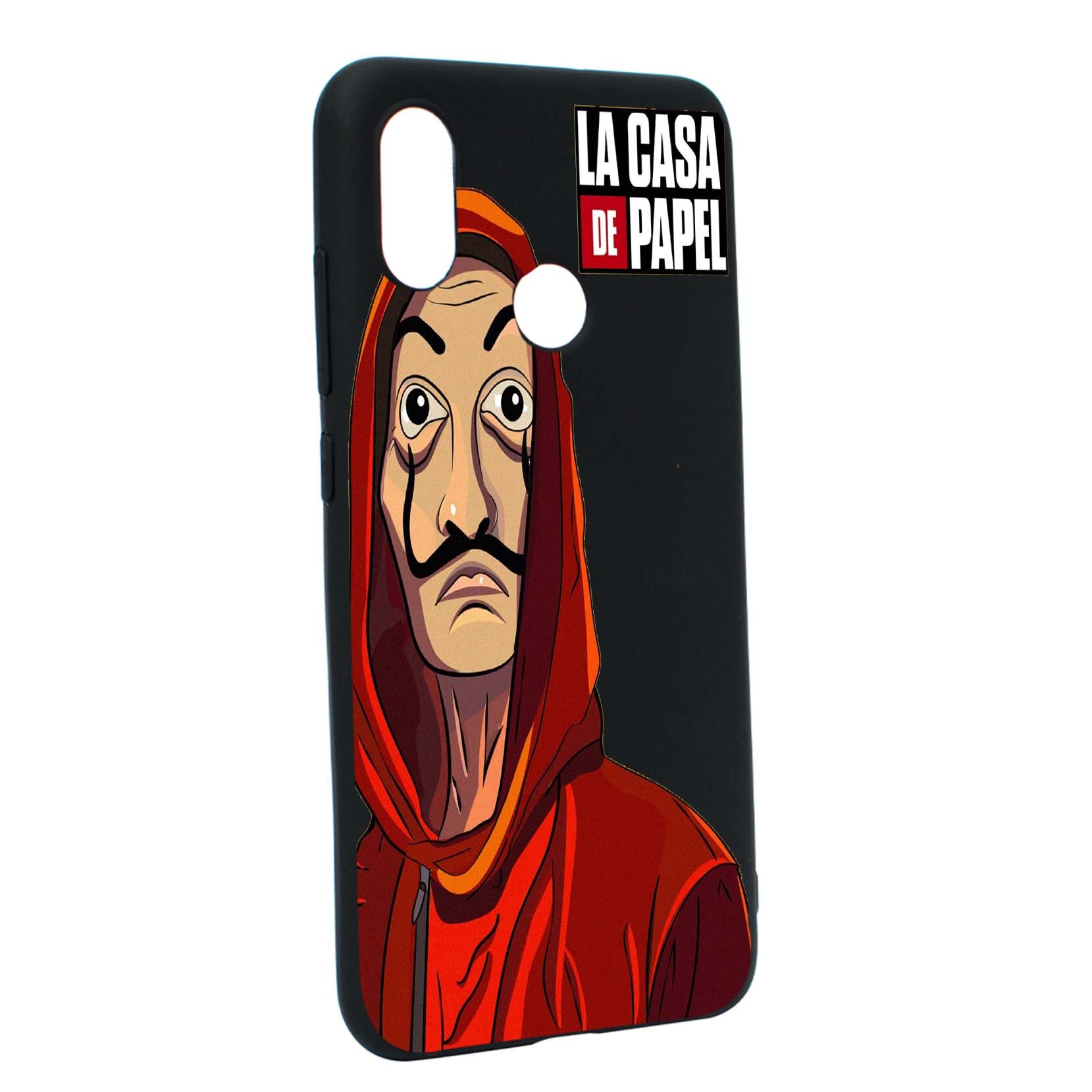 Husa de protectie La Casa De Papel, Movie pentru Xiaomi Mi A2 Lite / Redmi 6 Pro, rezistenta la uzura, anti-alunecare, din silicon Premium, B389