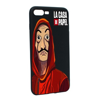 Husa de protectie La Casa De Papel, Movie pentru Apple iPhone 7 Plus / 8 Plus, rezistenta la uzura, anti-alunecare, din silicon Premium, B389 Husa de protectie La Casa De Papel, Movie pentru Apple iPhone 7 Plus / 8 Plus, rezistenta la uzura, anti-alunecare, din silicon Premium, B389