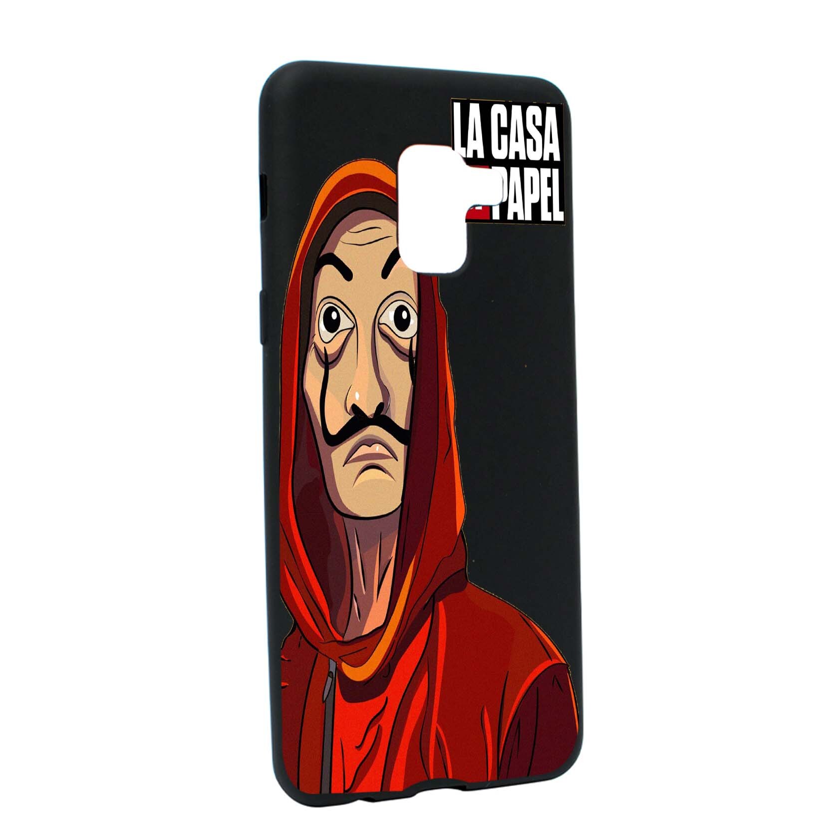 Husa de protectie La Casa De Papel, Movie pentru Samsung Galaxy A5 2018, rezistenta la uzura, anti-alunecare, din silicon Premium, B389