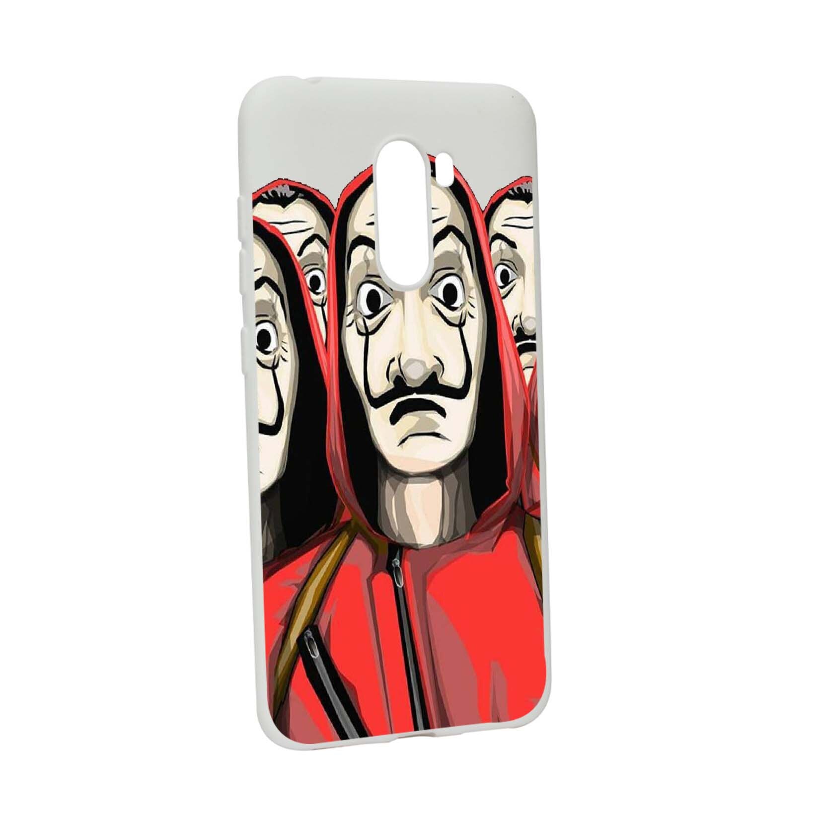 Husa de protectie La Casa De Papel, Movie pentru Xiaomi PocoPhone F1, rezistenta la uzura, anti-alunecare, din silicon Premium, W390