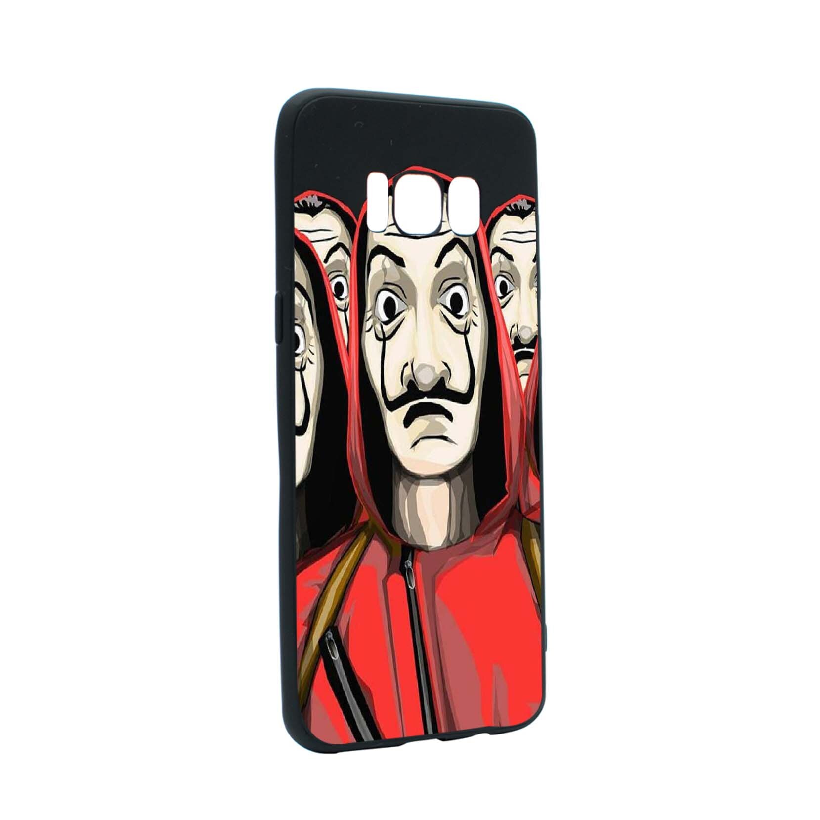 Husa de protectie La Casa De Papel, Movie pentru Samsung Galaxy S8, rezistenta la uzura, anti-alunecare, din silicon Premium, B390