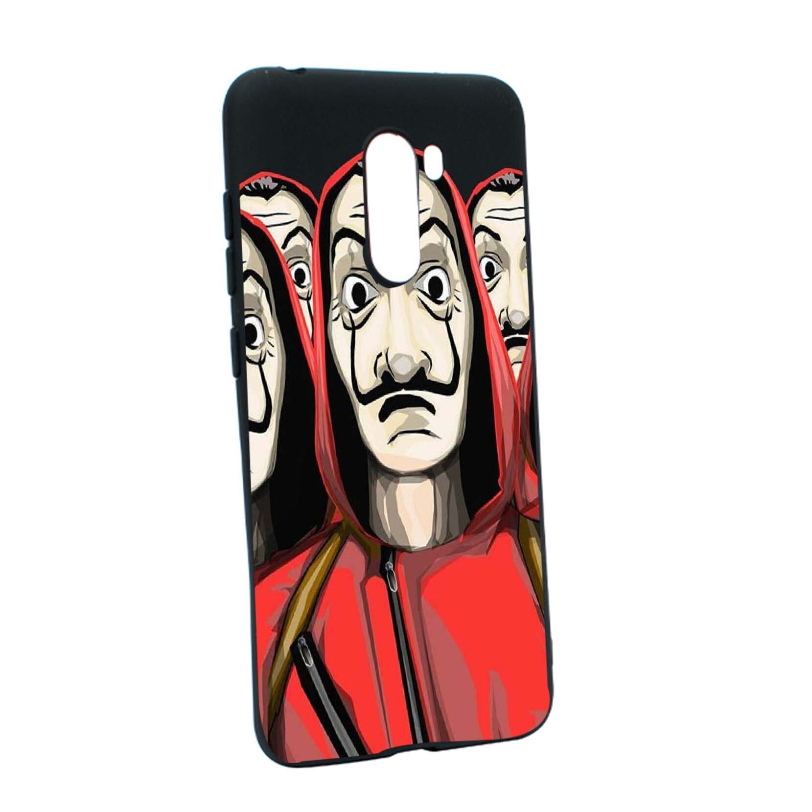 Husa de protectie La Casa De Papel, Movie pentru Xiaomi PocoPhone F1, rezistenta la uzura, anti-alunecare, din silicon Premium, B390