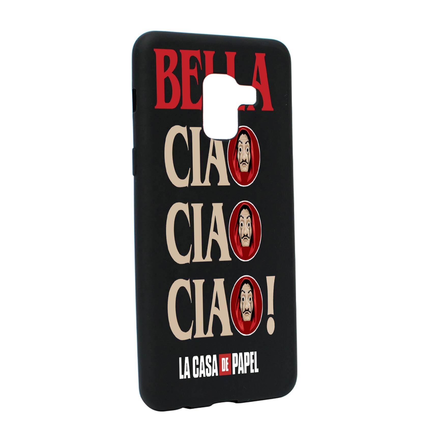 Husa de protectie La Casa De Papel, Movie pentru Samsung Galaxy A5 2018, rezistenta la uzura, anti-alunecare, din silicon Premium, B391