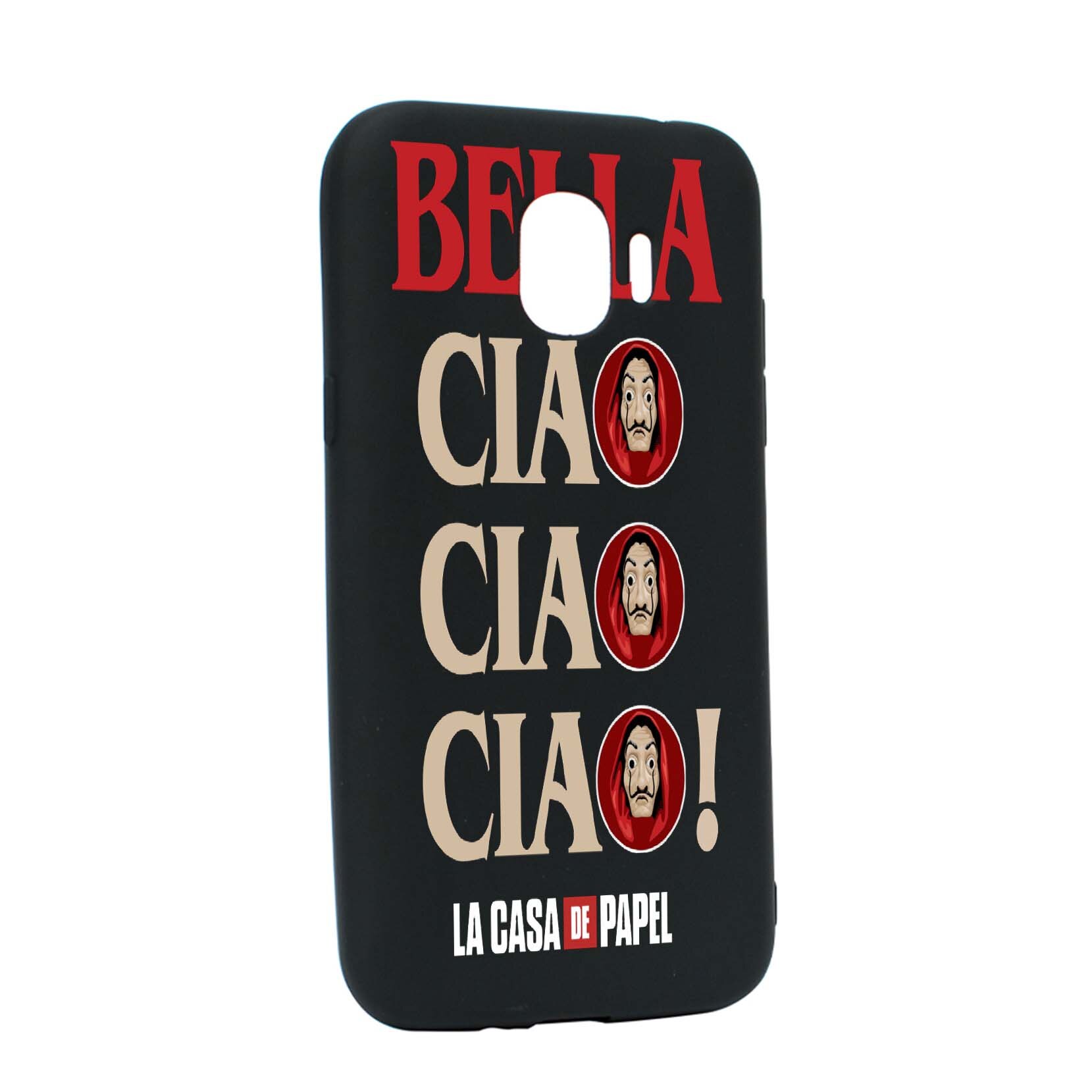 Husa de protectie La Casa De Papel, Movie pentru Samsung Galaxy J2 Pro 2018 / J2 2018 / Grand Prime Pro, rezistenta la uzura, anti-alunecare, din silicon Premium, B391