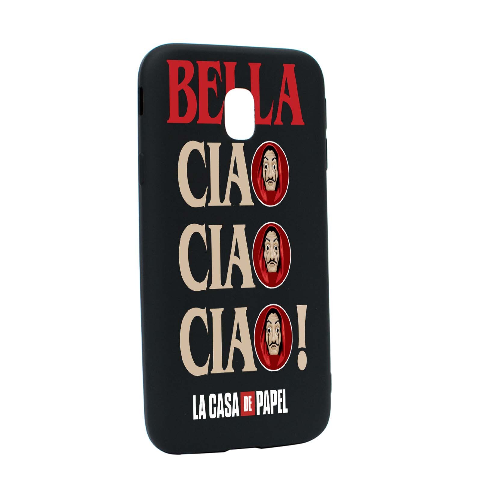 Husa de protectie La Casa De Papel, Movie pentru Samsung Galaxy J3 2018, rezistenta la uzura, anti-alunecare, din silicon Premium, B391