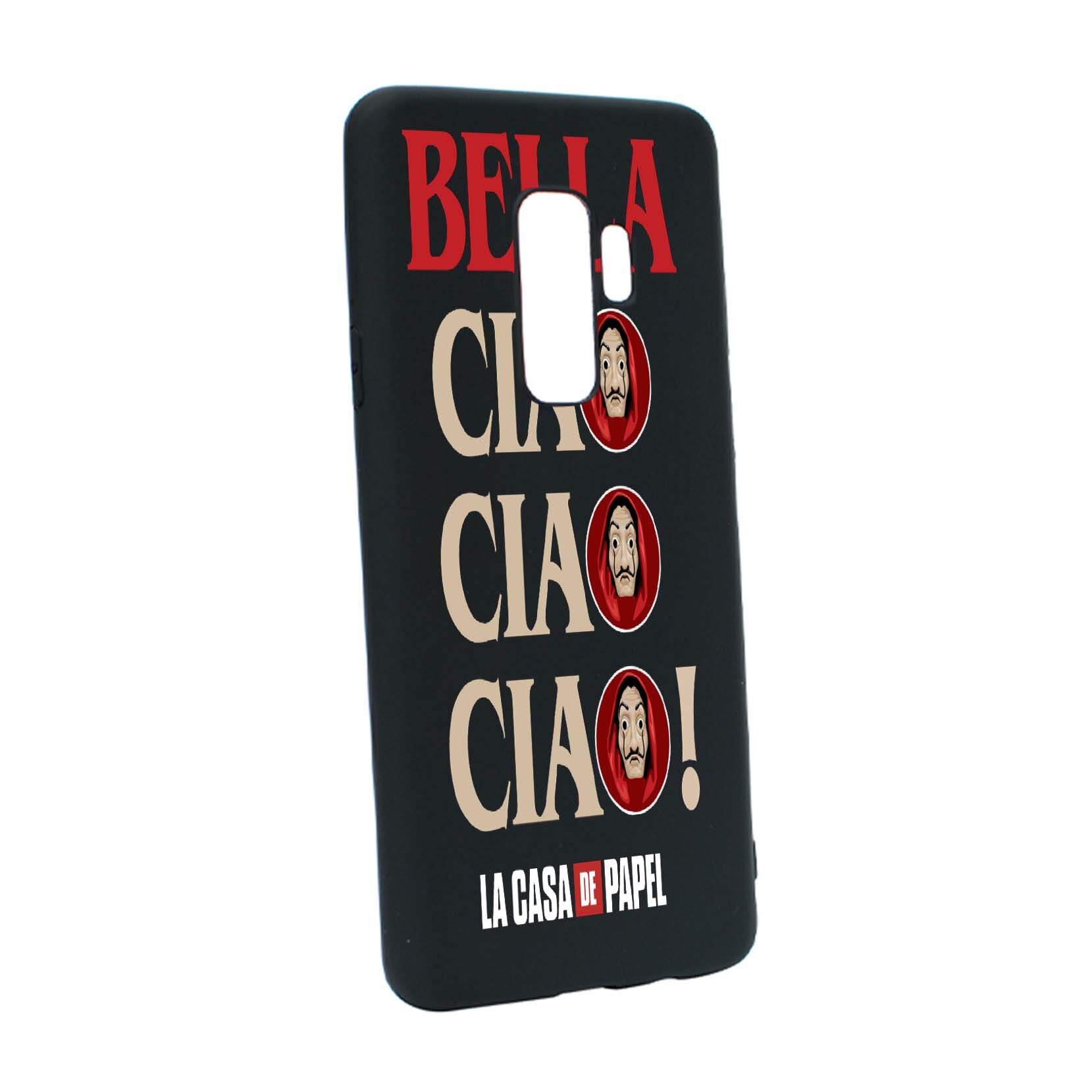 Husa de protectie La Casa De Papel, Movie pentru Samsung Galaxy S9 Plus, rezistenta la uzura, anti-alunecare, din silicon Premium, B391