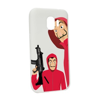 Husa de protectie La Casa De Papel, Movie pentru Samsung Galaxy J4 2018, rezistenta la uzura, anti-alunecare, din silicon Premium, W392 Husa de protectie La Casa De Papel, Movie pentru Samsung Galaxy J4 2018, rezistenta la uzura, anti-alunecare, din silicon Premium, W392