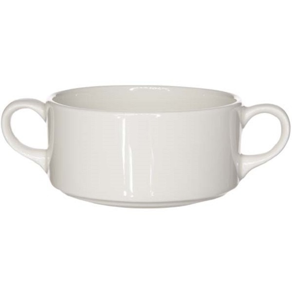 Bol servire cu manere, Cosy & Trendy by Hendi, Portelan, diametru 10.5 x H 5.1 cm