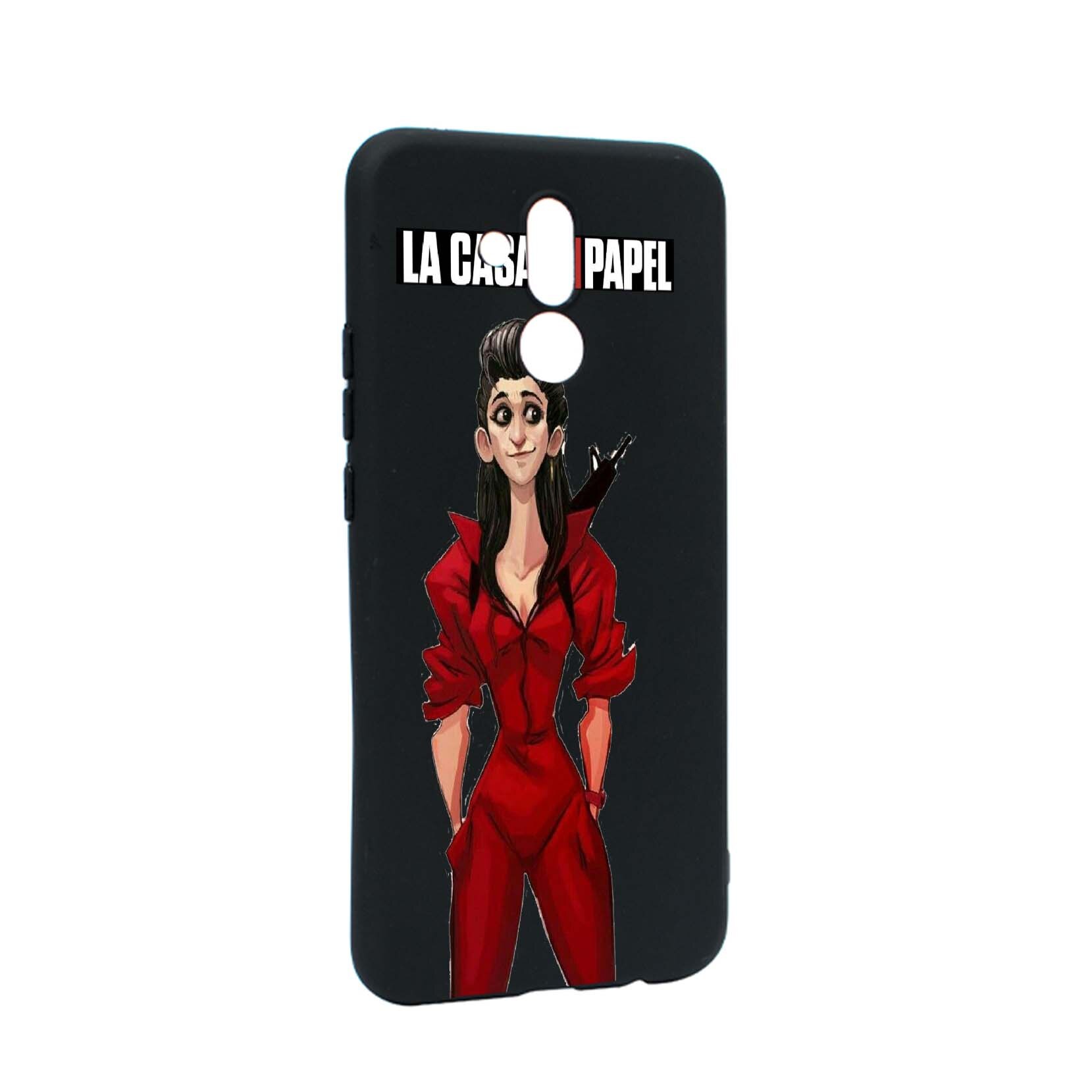 Husa de protectie La Casa De Papel, Movie pentru Huawei Mate 20 Lite, rezistenta la uzura, anti-alunecare, din silicon Premium, B393
