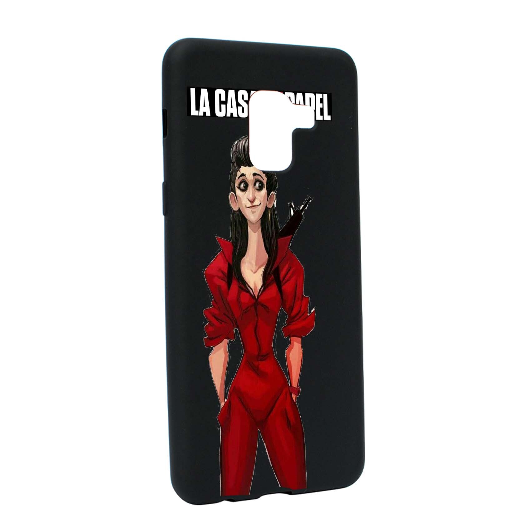 Husa de protectie La Casa De Papel, Movie pentru Samsung Galaxy A5 2018, rezistenta la uzura, anti-alunecare, din silicon Premium, B393