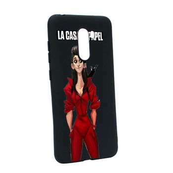 Husa de protectie La Casa De Papel, Movie pentru Xiaomi PocoPhone F1, rezistenta la uzura, anti-alunecare, din silicon Premium, B393 Husa de protectie La Casa De Papel, Movie pentru Xiaomi PocoPhone F1, rezistenta la uzura, anti-alunecare, din silicon Premium, B393