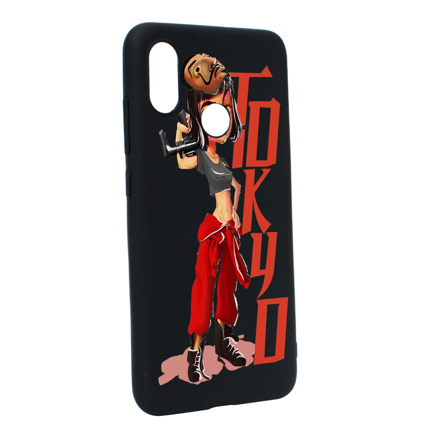 Husa de protectie La Casa De Papel, Movie pentru Xiaomi Mi A2 Lite / Redmi 6 Pro, rezistenta la uzura, anti-alunecare, din silicon Premium, B394