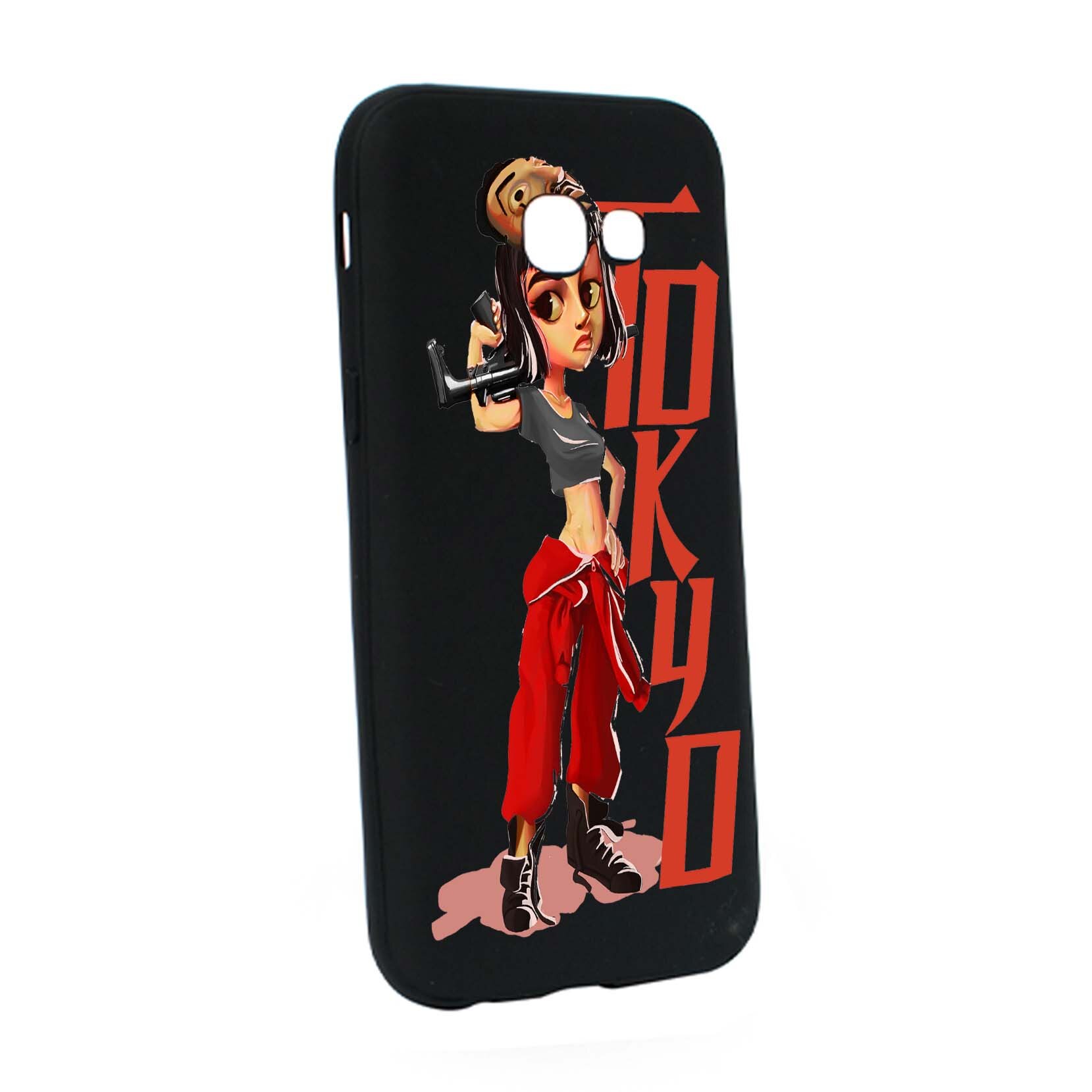 Husa de protectie La Casa De Papel, Movie pentru Samsung Galaxy A3 2017, rezistenta la uzura, anti-alunecare, din silicon Premium, B394