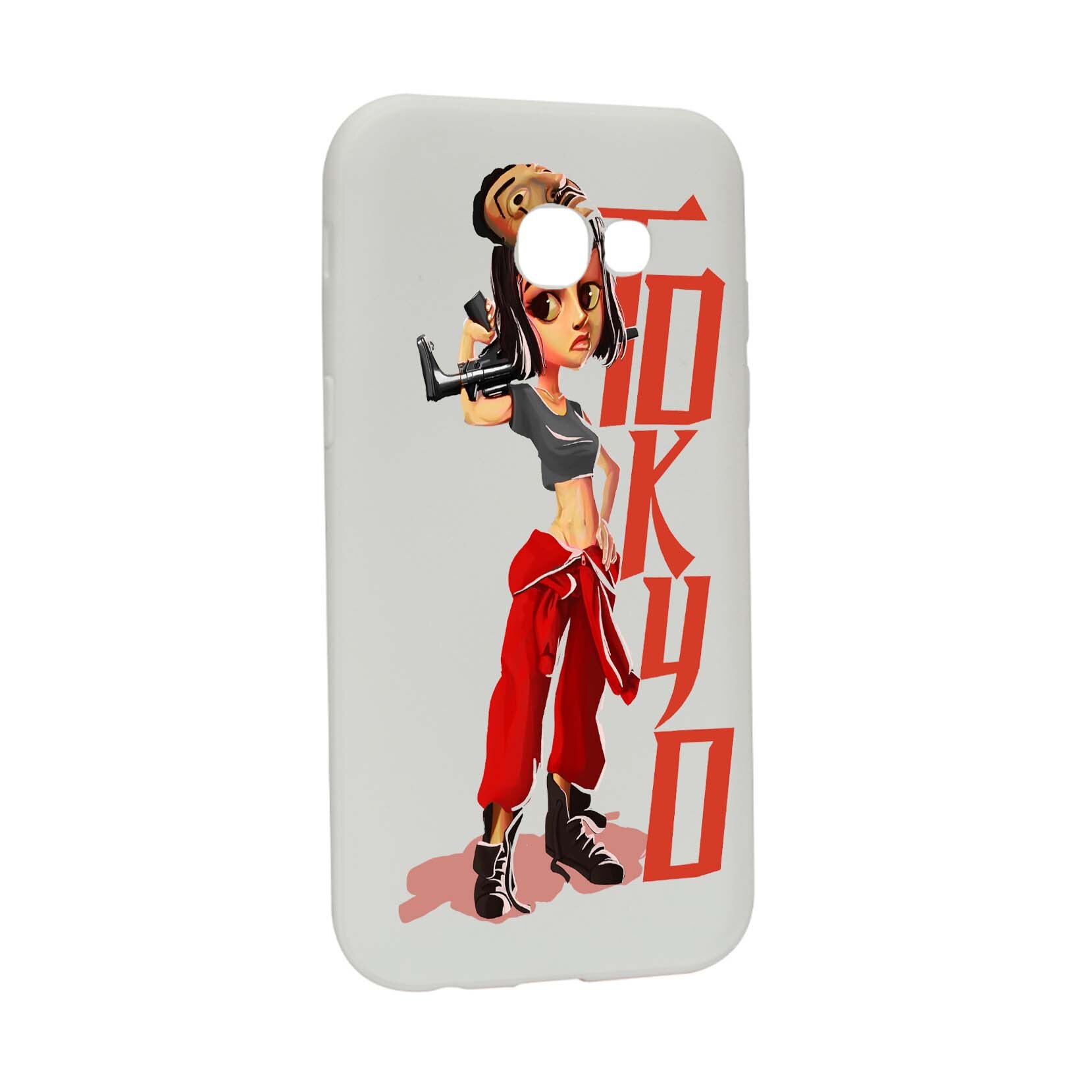 Husa de protectie La Casa De Papel, Movie pentru Samsung Galaxy A3 2017, rezistenta la uzura, anti-alunecare, din silicon Premium, W394