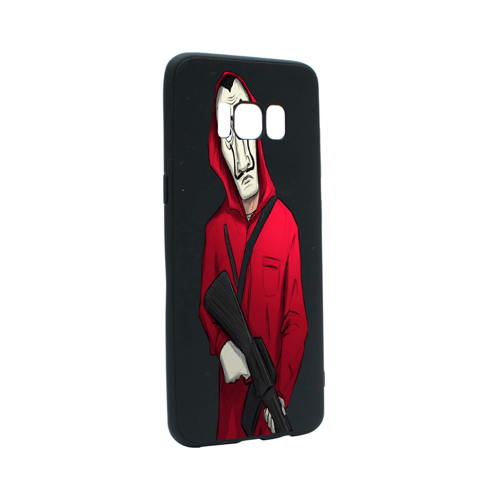 Husa de protectie La Casa De Papel, Movie pentru Samsung Galaxy S8, rezistenta la uzura, anti-alunecare, din silicon Premium, B395