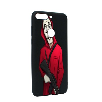 Husa de protectie La Casa De Papel, Movie pentru Huawei Y7 2018 / Y7 Prime 2018, rezistenta la uzura, anti-alunecare, din silicon Premium, B395 Husa de protectie La Casa De Papel, Movie pentru Huawei Y7 2018 / Y7 Prime 2018, rezistenta la uzura, anti-alunecare, din silicon Premium, B395