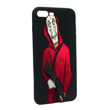 Husa de protectie La Casa De Papel, Movie pentru Apple iPhone 7 Plus / 8 Plus, rezistenta la uzura, anti-alunecare, din silicon Premium, B395 Husa de protectie La Casa De Papel, Movie pentru Apple iPhone 7 Plus / 8 Plus, rezistenta la uzura, anti-alunecare, din silicon Premium, B395