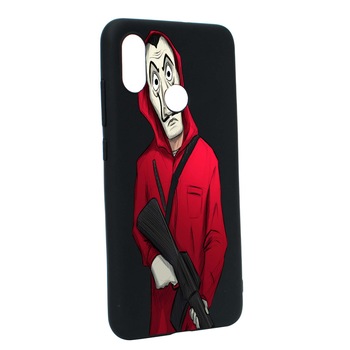 Husa de protectie La Casa De Papel, Movie pentru Xiaomi Mi 8, rezistenta la uzura, anti-alunecare, din silicon Premium, B395 Husa de protectie La Casa De Papel, Movie pentru Xiaomi Mi 8, rezistenta la uzura, anti-alunecare, din silicon Premium, B395