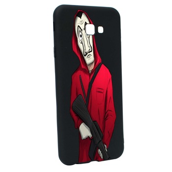 Husa de protectie La Casa De Papel, Movie pentru Samsung Galaxy J4 Plus, rezistenta la uzura, anti-alunecare, din silicon Premium, B395 Husa de protectie La Casa De Papel, Movie pentru Samsung Galaxy J4 Plus, rezistenta la uzura, anti-alunecare, din silicon Premium, B395