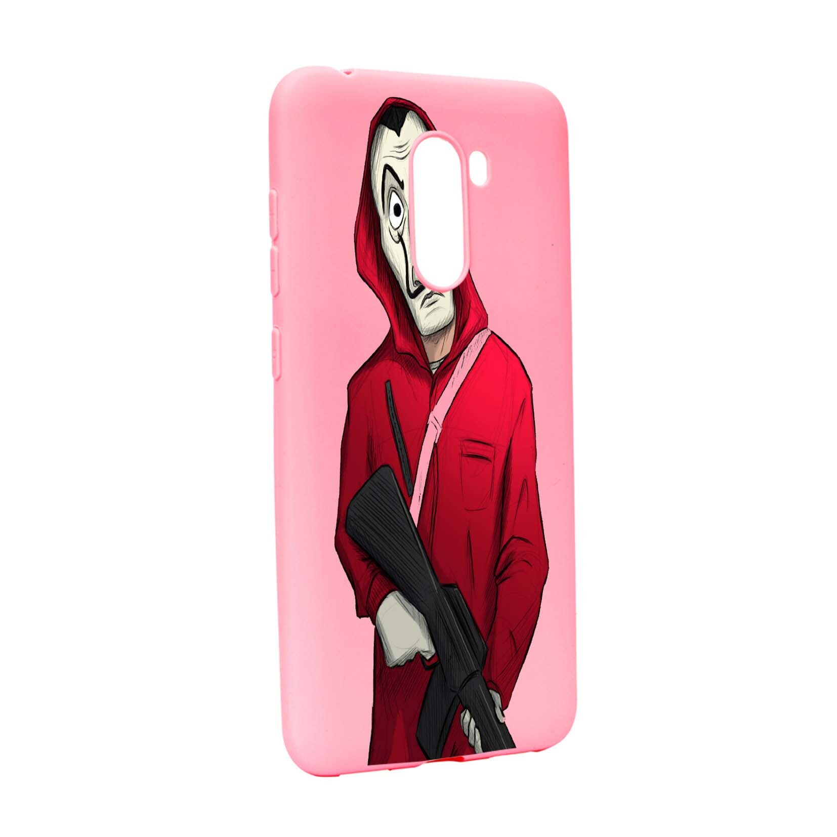 Husa de protectie La Casa De Papel, Movie pentru Xiaomi PocoPhone F1, rezistenta la uzura, anti-alunecare, din silicon Premium, P395