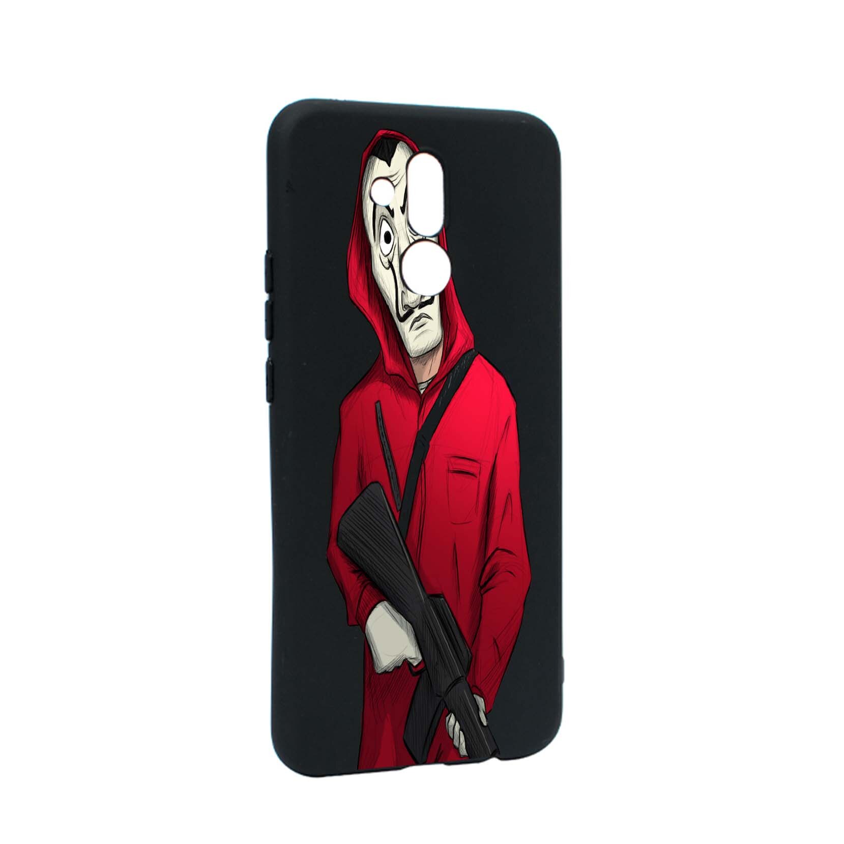 Husa de protectie La Casa De Papel, Movie pentru Huawei Mate 20 Lite, rezistenta la uzura, anti-alunecare, din silicon Premium, B395