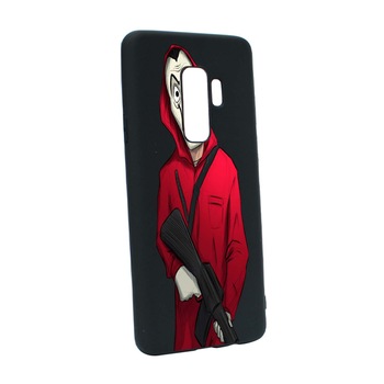 Husa de protectie La Casa De Papel, Movie pentru Samsung Galaxy S9 Plus, rezistenta la uzura, anti-alunecare, din silicon Premium, B395 Husa de protectie La Casa De Papel, Movie pentru Samsung Galaxy S9 Plus, rezistenta la uzura, anti-alunecare, din silicon Premium, B395
