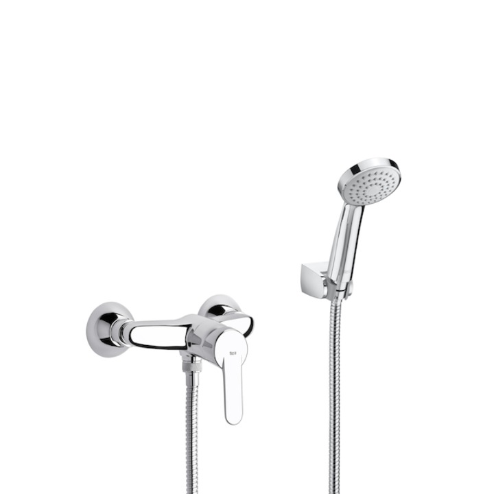 Смесител за душ, Roca, Victoria, хром, 1,5м