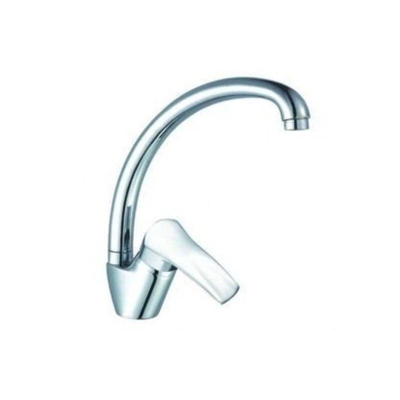 Baterie inox pentru chiuveta Zilan, otel inoxidabil, finisaj cromat