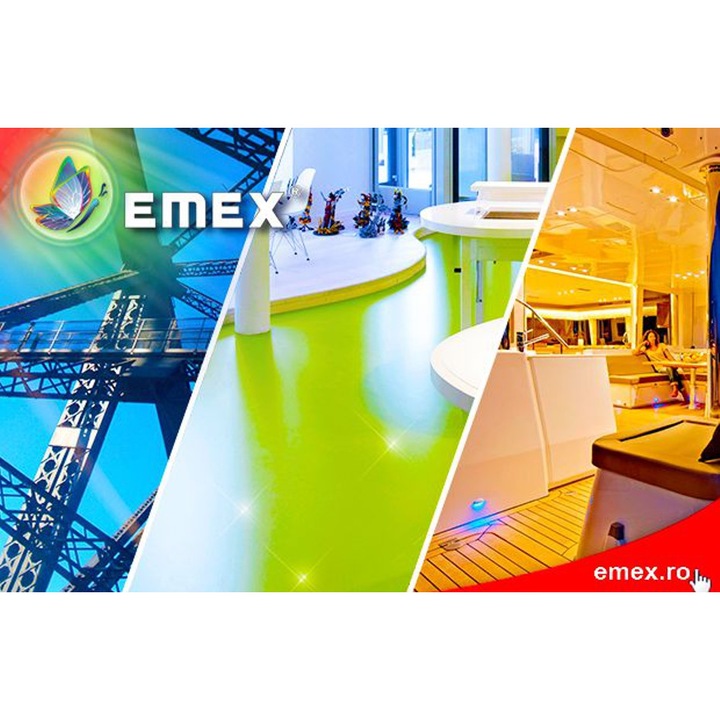 Email Epoxidic Bicomponent “EMEX”, Verde, Bidon 20 KG, Intaritor inclus