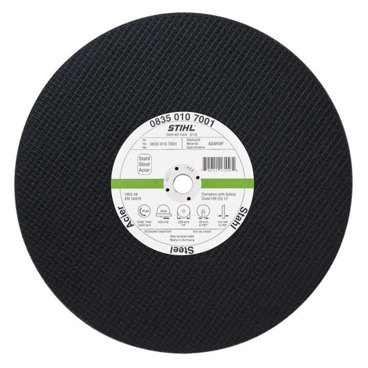 Stihl режещ диск за стомана 350х4,5 мм