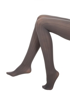 Ciorapi dama grosi cu torsade, 60 DEN, One Size, Gri Ciorapi dama grosi cu torsade, 60 DEN, One Size, Gri