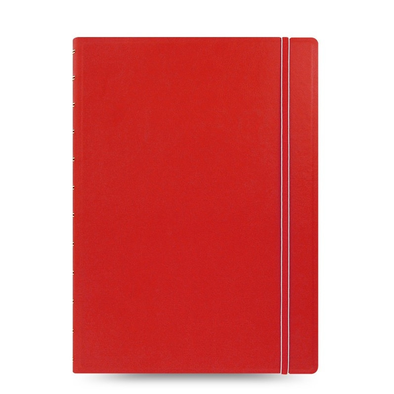 Agenda A4 nedatata cu spirala si rezerve FILOFAX Notebook Classic, Rosu