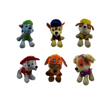 Set 6 Jucarii De Plus Patrula Catelusilor Cu Sunete Set 6 Jucarii De Plus Patrula Catelusilor Cu Sunete