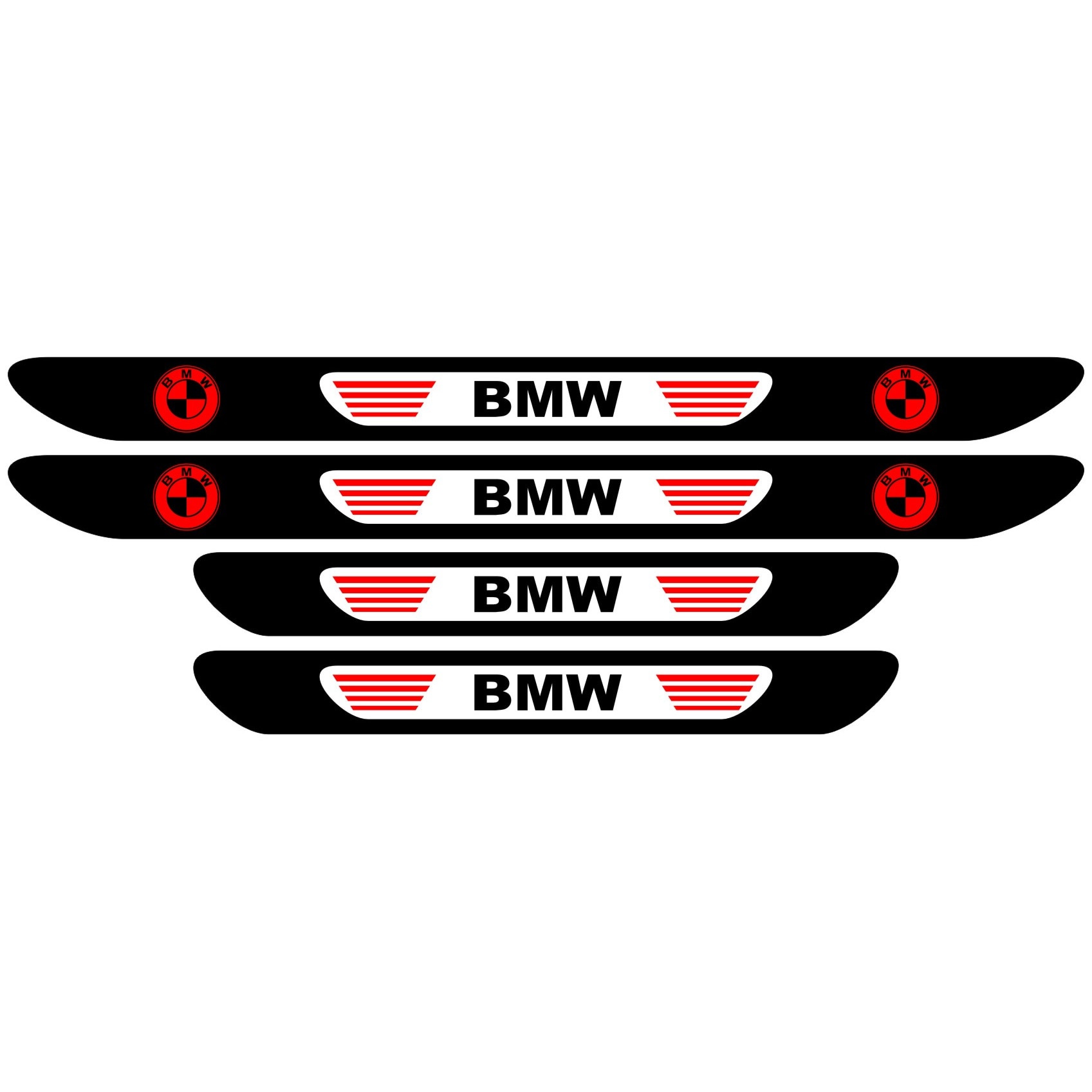 Set stickere praguri BMW, multicolor, decorativ