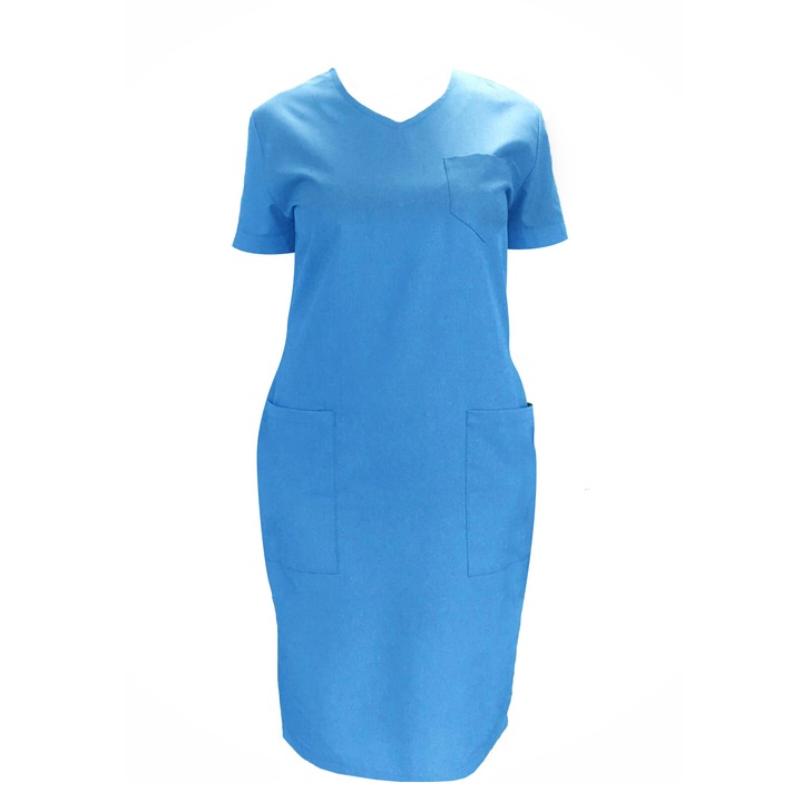 Sarafan Medical Albastru Marimea S