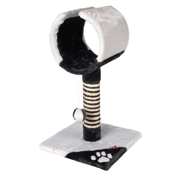 Ansamblu de Joaca pentru Pisici, Orfeus, Gri, 35X35X61CM