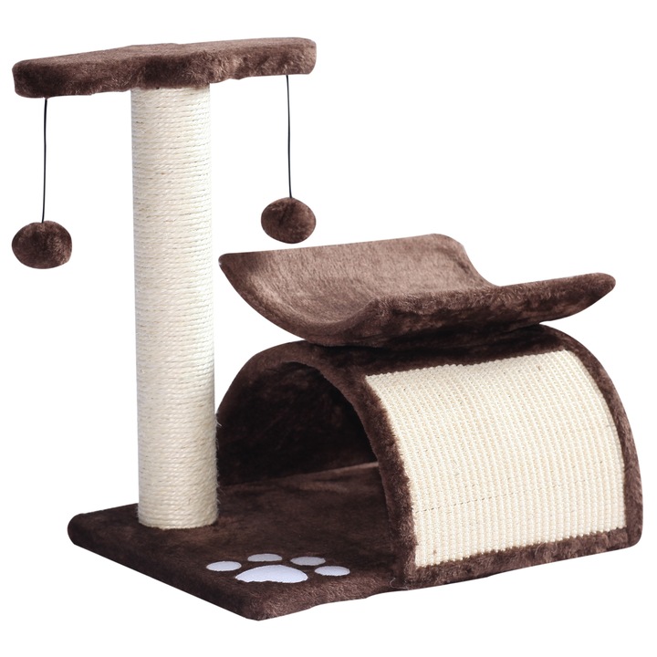 ansamblu de joaca pentru pisici maro h 43 cm imagen 50_1_
6